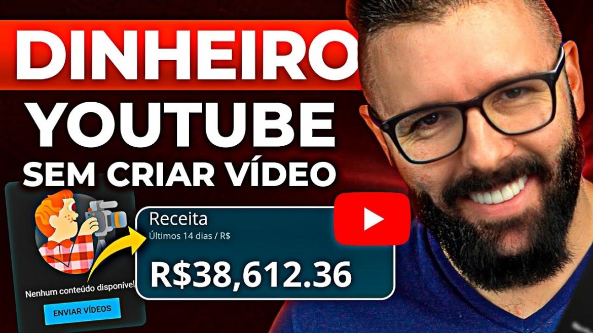 COMO GANHAR DINHEIRO NO YOUTUBE SEM POSTAR VÍDEOS (dinheiro no youtube)