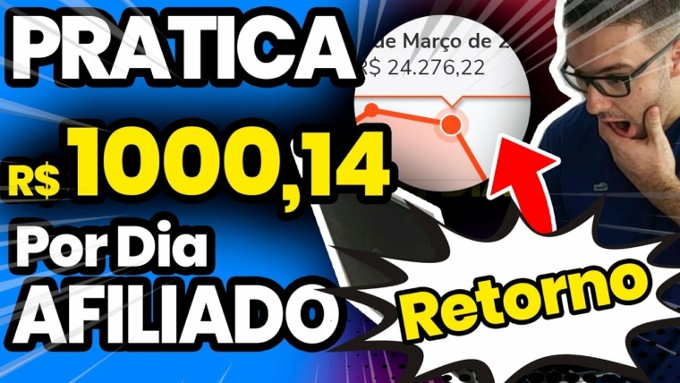 3 Únicos Passos Para Ganhar 1000,00 Todos os Dias Como Afiliado - O Retorno