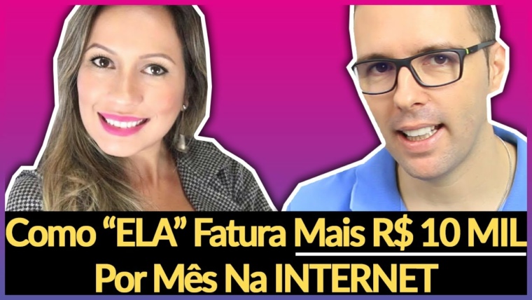 😀 Como ELA Fatura Mais De "R$ 10 MIL" Por Mês Na INTERNET TRABALHANDO Em CASA