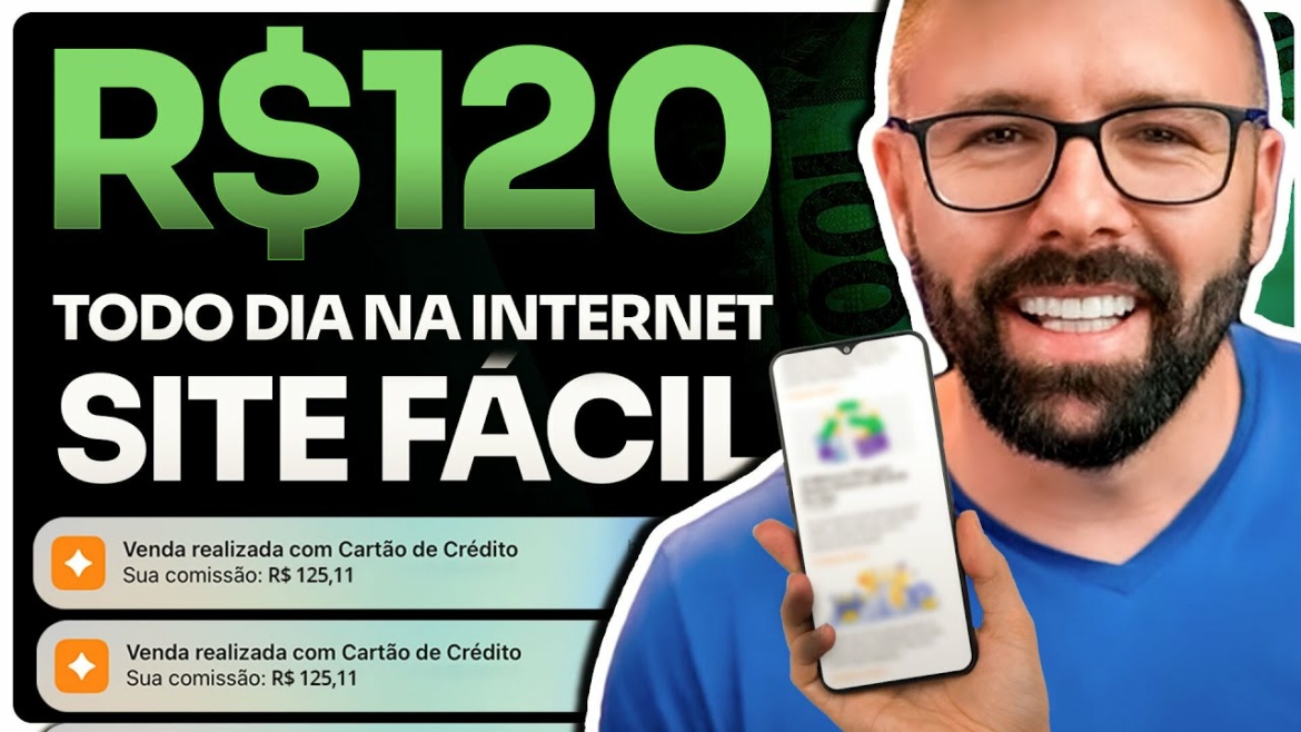Como Ganhar R$120 Por Dia na Internet COPIANDO E COLANDO (rápido e fácil)