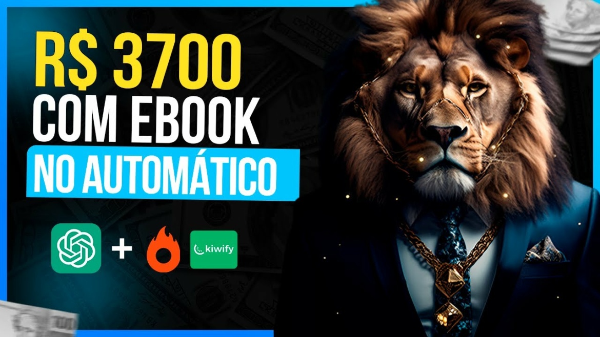 Faça R$ 3700 Reais p/ mês com EBOOKS Criados Automaticamente, Passo a Passo Fácil, Rápido Atualizado