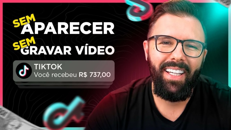 Como Ganhar Dinheiro no TikTok, Sem Aparecer, Sem Gravar Vídeo, R$1200 por Semana (Atualizado)