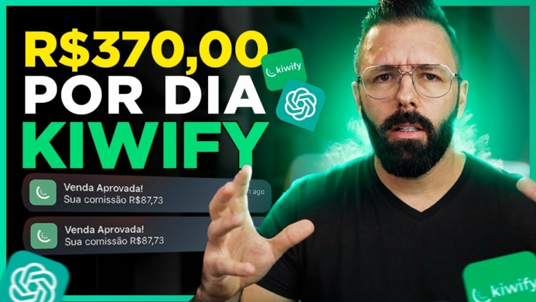 Kiwify + ChatGPT: Fácil Para Iniciantes, Faça R$370 por Dia na Kiwify sem Aparecer, Sem Investir