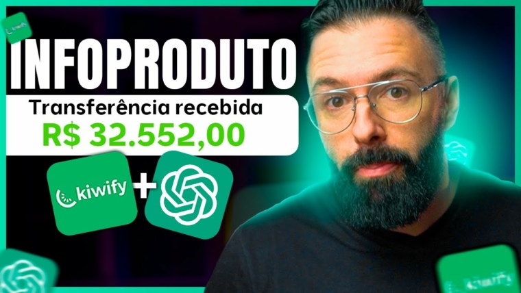 Criei Infoproduto com ChatGPT, Faturei Mais de R$30 Mil na Kiwify (Sem Aparecer, Sem Investir)