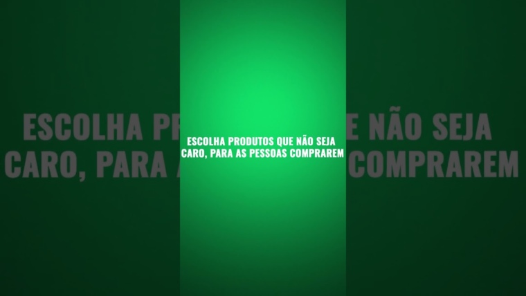 Faça isso para escolher um produto para se afiliar